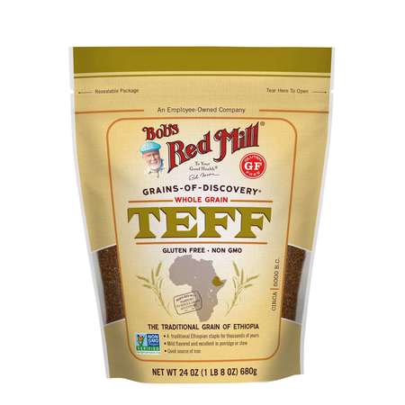 BOBS RED MILL NATURAL FOODS Bob's Red Mill Whole Grain Teff 24 oz. Pouches, PK4 1533S244